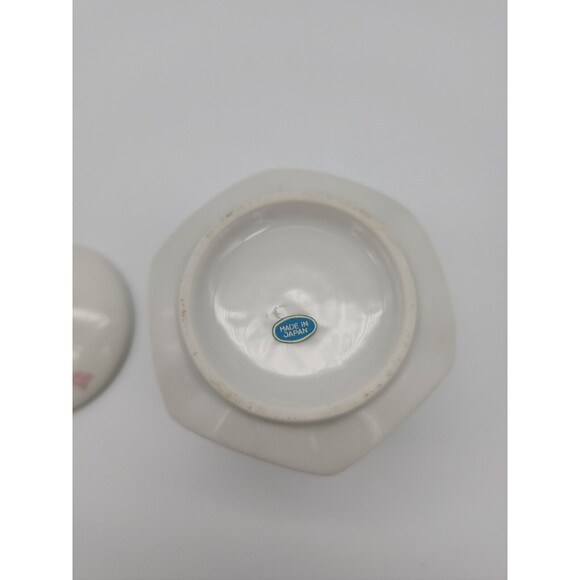 Vintage Covered Candle Japan Floral Design NEW!  Peach candle!  Gift Idea! - Picture 6 of 12